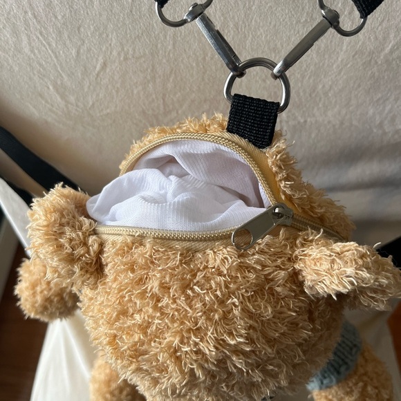 Adorable Tan Teddy Bear Backpack for Kids - Picture 4 of 5